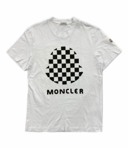 モンクレール 半袖Ｔシャツ センターロゴカットソー 22ss メンズ SIZE L MONCLER 中古