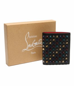 クリスチャンルブタン 二つ折り財布  スタッズ レディース SIZE - Christian Louboutin 中古