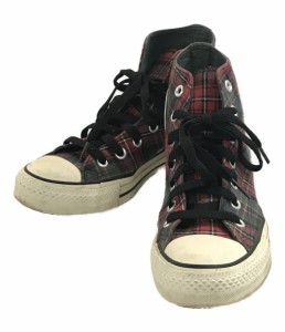 コンバース ハイカットスニーカー チェック柄 ALL STAR D-CHECK HI 1C904 レディース SIZE 24 (L) CONVERSE 中古