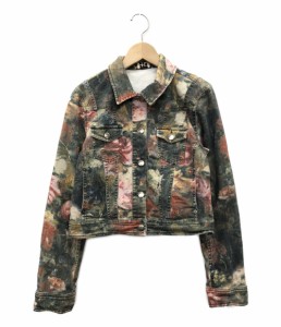 オートヒッピー 花柄デニムジャケット レディース SIZE XS (XS以下) haute hippie 中古