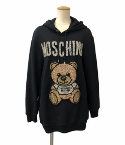 モスキーノ スワロフスキービジュー付き プルオーバーパーカー レディース SIZE 38 (M) MOSCHINO 中古