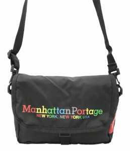 マンハッタンポーテージ ミニクロスショルダーバッグ 斜め掛け ユニセックス  manhattan portage 中古