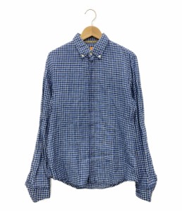 ヒューゴボス 長袖ギンガムチェックシャツ メンズ SIZE M (M) HUGO BOSS 中古