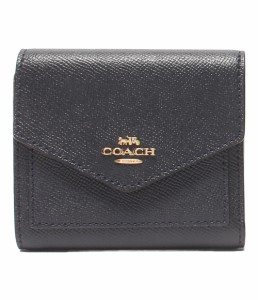 美品 コーチ 三つ折り財布 レディース COACH 中古