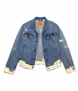 リーバイス デニムジャケット ブリーチ加工 メンズ SIZE S LEVI’S 中古