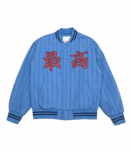 シュプリーム スタジャン Pinstripe Varsity Jacket メンズ SIZE S Supreme 中古