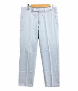 美品 スラックス ロングパンツ ストライプ柄 メンズ SIZE 46 (M) TETSUYA KANDA 中古