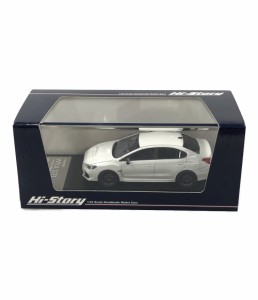 美品  SUBARU WRX STI TYPE RA-R 2018 HS241 WH クリスタルホワイトパール 1/43 インターアライド ミニカー 中古