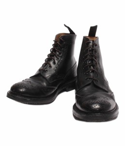 トリッカーズ カントリーブーツ malton BLACK メンズ SIZE 8 TRICKER’S 中古