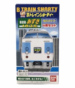 新塗装あずさ 183系4両セット 組み立てセット Bトレインショーティー バンダイ  プラモデル 中古