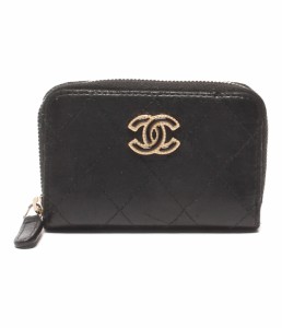 シャネル ジッピーコインケース マトラッセ レディース CHANEL 中古