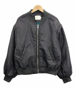 アースミュージックアンドエコロジー 2WAY MA-1ジャケット ブルゾン 1L24L0Z0500 レディース SIZE L (L) earth music＆ecology 中古