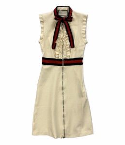 グッチ ノースリーブワンピース ウェブトリムジャージードレス 17aw レディース SIZE XS GUCCI 中古