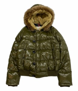 モンクレール ダウンジャケット コヨーテファー メンズ SIZE 1 MONCLER 中古