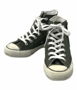 コンバース ハイカットスニーカー モスグリーン ALL STAR 100 KONBU NYLON Z HI 1CK835 レディース SIZE 23.5 (M) CONVERSE 中古