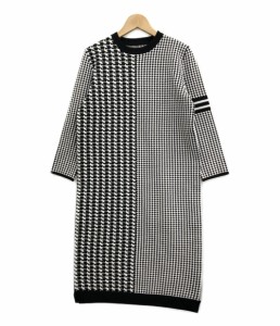 ニットワンピース 千鳥格子柄 レディース SIZE S (S) DAMA collection 中古