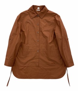 エルメス ブラウス コットン サイドドロースト 3e0638dt レディース SIZE 38 HERMES 中古