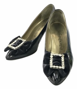 ポインテッドトゥパンプス リボン レディース SIZE 35 (XS以下) Yves saint Laurent 中古