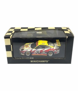 美品  ポルシェ 911 GT3 RSR ホワイトライトニングレーシング 2004年ルマン24時間レース  1/43 MINICHAMPS ミニカー 中古