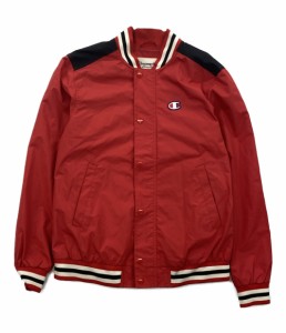 チャンピオン シュプリーム スタジャン warm up jacket メンズ SIZE S Champion × Supreme 中古