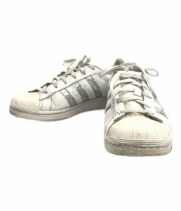 アディダス ローカットスニーカー SUPER STAR J F33889 レディース SIZE 25 (XL以上) adidas 中古