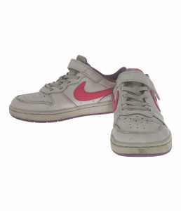 ナイキ ローカットスニーカー Court Borough 2 BQ5451-111 キッズ SIZE 22 (M) NIKE 中古