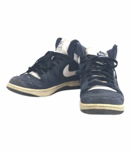 ナイキ × GOODENOUGH ハイカットスニーカー COURT FORCE SP 814913-414 レディース SIZE 24.5 (L) NIKE 中古