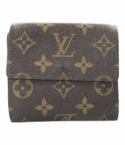 ルイヴィトン 三つ折り財布 ポルトモネ ビエ カルトクレディ モノグラム M61652 メンズ Louis Vuitton 中古