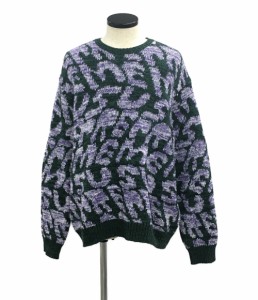 美品 シュプリーム 長袖ニット Stacked Sweater メンズ SIZE L (L) Supreme 中古