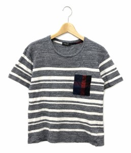 バーバリーブラックレーベル 半袖Tシャツ パイル メンズ SIZE M (M) BURBERRY BLACK LABEL 中古