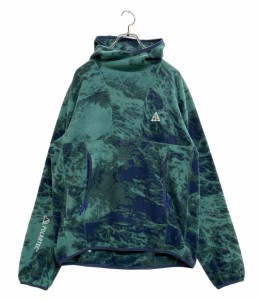 美品 ナイキ エーシージー プルオーバー フリースパーカー ACG Wolf Tree 24ss FN2454-361 メンズ SIZE M NIKE ACG 中古