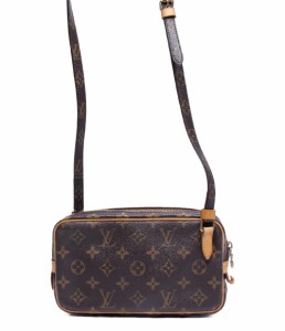 訳あり ルイヴィトン ●ショルダーバッグ 斜め掛け マルリーバンドリエール モノグラム M51828 レディース  Louis Vuitton 中古