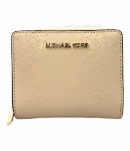 美品 マイケルコース 二つ折り財布 レディース MICHAEL KORS 中古