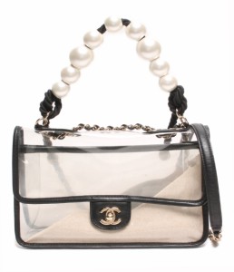 シャネル 2wayチェーンショルダーバッグ ココマーク ゴールド金具 PVC 2019 Sand By The Sea フラップバッグ レディース  CHANEL 中古