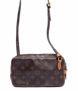 ルイヴィトン ショルダーバッグ 斜め掛け ポシェット マルリーバンドリエール モノグラム M51828 レディース  Louis Vuitton 中古