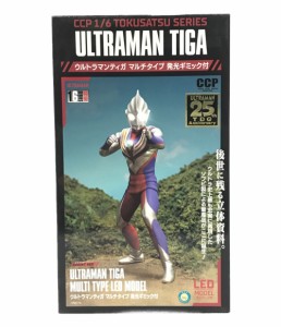 ソフビ ウルトラマンティガ ウルトラマンティガ マルチタイプ 発光ギミック付 1/6 CCP フィギュア 中古