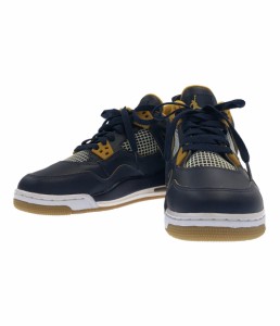 美品 ローカットスニーカー Air Jordan 4 Retro BG 408452-425 レディース SIZE 24 (L) NIKE AIR JORDAN 中古