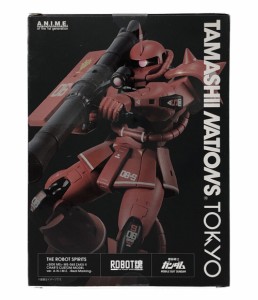 美品 機動戦士ガンダム MS-06S シャア専用ザク　ver.A.N.I.M.E. -Real Marking- ROBOT魂 バンダイスピリッツ SIZE   フィギュア 中古