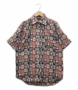 美品 半袖チェックシャツ メンズ SIZE M (M) pt.alfred 中古