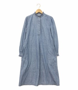 美品 デニムワンピース ウエストリボン付き レディース SIZE 34 (XS以下) A.P.C. 中古