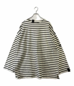 エヌハリウッド 長袖Ｔシャツ ボーダー MOCK NECK LONG SLEEVE メンズ SIZE 42 N.Hoolywood 中古