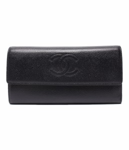 シャネル 長財布 ココマーク レディース CHANEL 中古