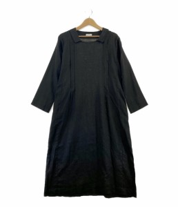 フォグリネンワーク ワンピース ブラック レディース SIZE - fog linen work 中古