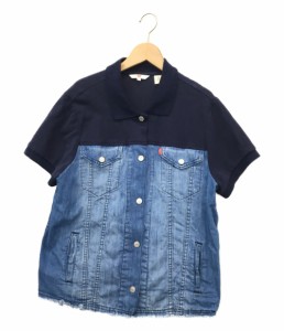 リーバイス デニム半袖ポロシャツ レディース SIZE M (M) LEVI’S 中古