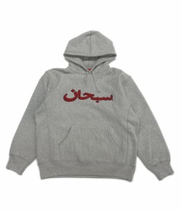 美品 シュプリーム パーカー arabic logo hooded 21AW メンズ SIZE M Supreme 中古