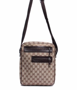 グッチ ショルダーバッグ GGキャンバス 92551 002122 メンズ  GUCCI 中古