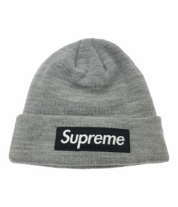 美品 シュプリーム ニット帽 レディース  Supreme 中古