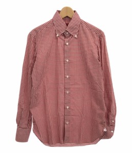 美品 長袖シャツ ギンガムチェック柄 メンズ  ISAIA 中古