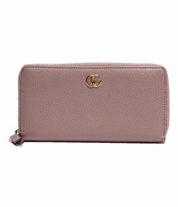 グッチ ラウンドファスナー長財布 GGマーモント 456117 0959 レディース GUCCI 中古