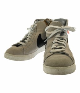 ナイキ ハイカットスニーカー BLAZER MID REBEL BQ4022-101 レディース SIZE 23.5 (M) NIKE 中古